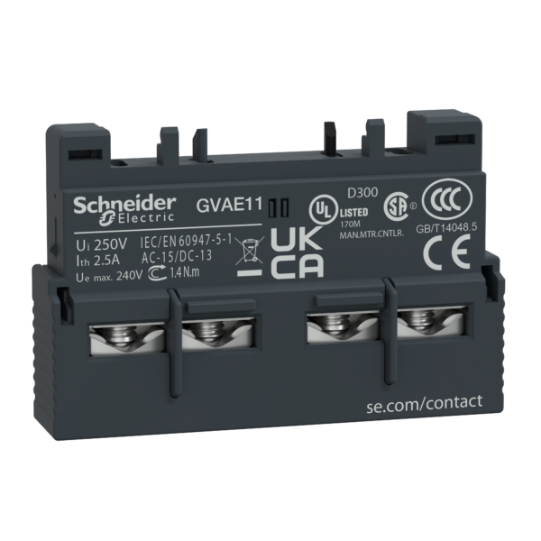 Schneider Electric Auxiliary Contact 1NO 1NC Front Mount