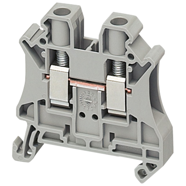 Schneider Electric 6mm Grey Clip On Din Terminal