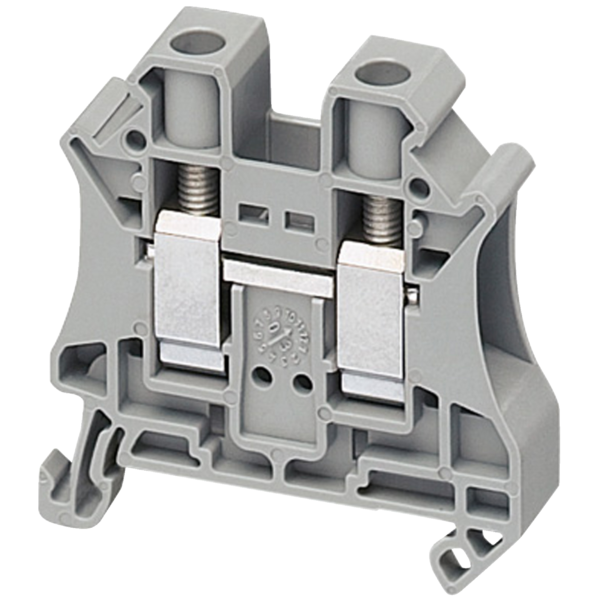 Schneider Electric 10mm Grey Clip On Din Terminal