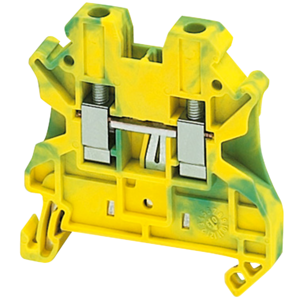 Schneider Electric 4mm Clip On Earth Din Terminal