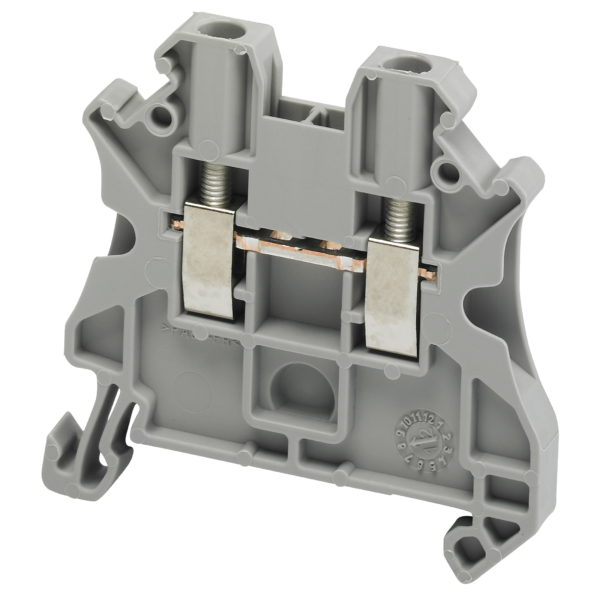 Schneider Electric 2.5mm Grey Clip On Din Terminal