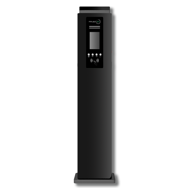 Project EV EVA-22D-SE-RFID 22kw Pro Earth Floor AC Charger RFID, Dual Gun