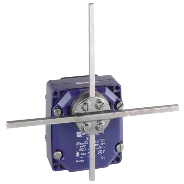 Schneider Electric Limit Switch XCR - Metal Stay Put Crossed Rods Lever Square Rod 6mm - 2X(1NC+NO)