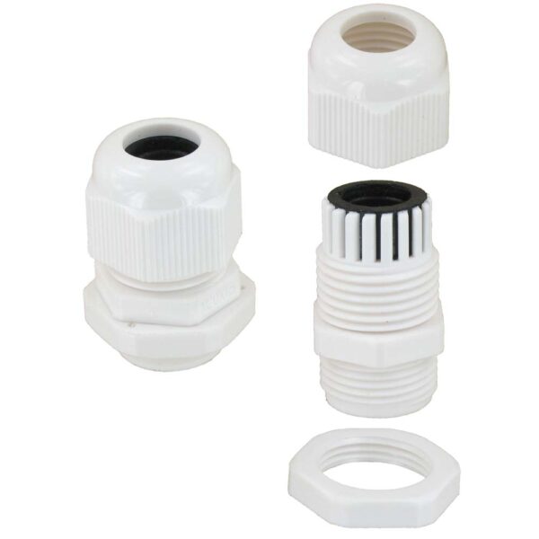 40mm Nylon Gland White 22-32mm