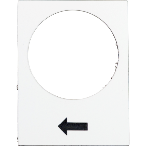 Schneider Electric Legend Plate - Raise or Right, Slow