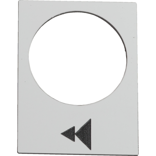 Schneider Electric Raise or Right, Slow-Fast Legend Plate