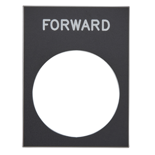 Schneider Electric Forward Legend Plate
