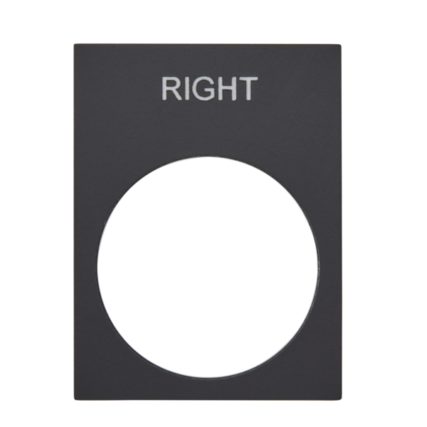 Schneider Electric Right Legend Plate