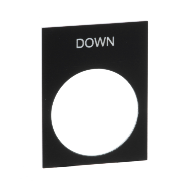 Schneider Electric Down Legend Plate
