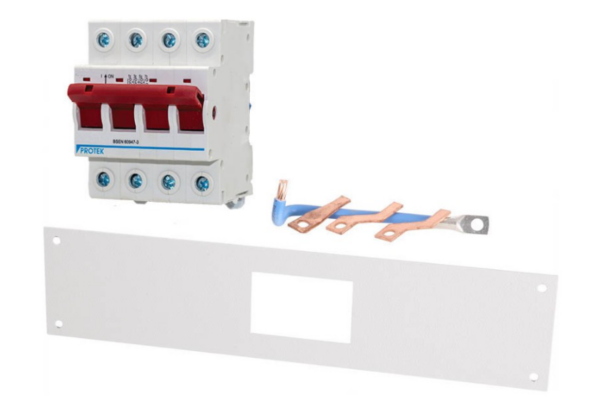 125A 3 Pole TP&N Incoming kit With Isolator and Connectors